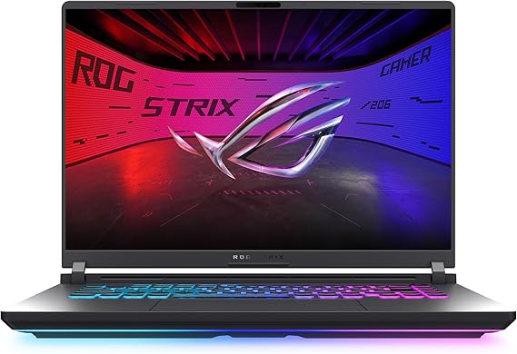 ASUS ROG Strix G16 (2025) Gaming Laptop, 16 FHD+ 16:10 165Hz/3ms Display, NVIDIA GeForce RTXTM 5070 Laptop GPU, Intel CoreTM i9 Processor 14900HX, 32GB DDR5-5600, 1TB SSD, Wi-Fi 7, Win11 Home