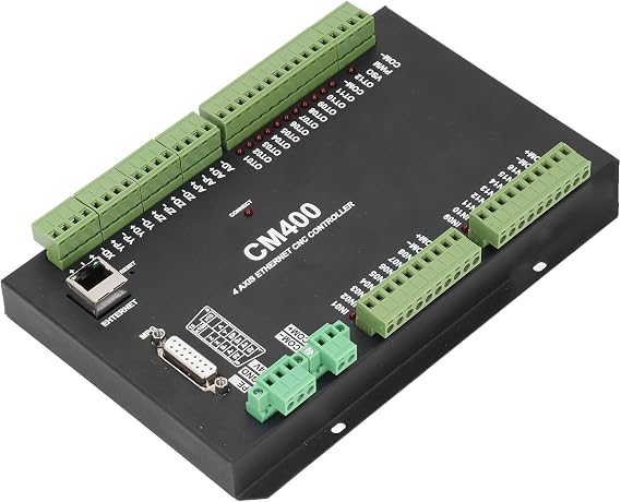 CNC Control System Card, Aluminum Alloy CNC Controller Board 4 Axes Motion Control Card Convenient And Efficient Features with Support for, Controls