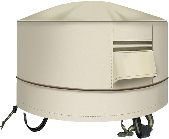 Fire Pit Cover Round 22 inch Firepit Covers for Fire Pits Outside Wood Burning Fire Pits Outdoor Firepit Steel BBQ Grill Fire Bowl