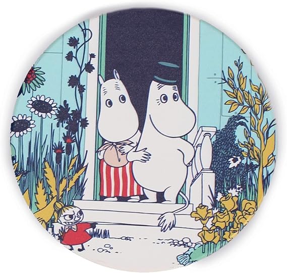 Moomin Ceramic Single Coffee Mug Coaster Doorstep