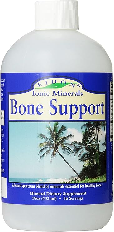 Eidon Ionic Minerals - Wellness Support Liquid Supplement - 18 fl oz | Ionic Trace Mineral Drops for Men & Women, Calcium, Magnesium, Zinc, More, Bone & Muscle Health Support, Bioavailable