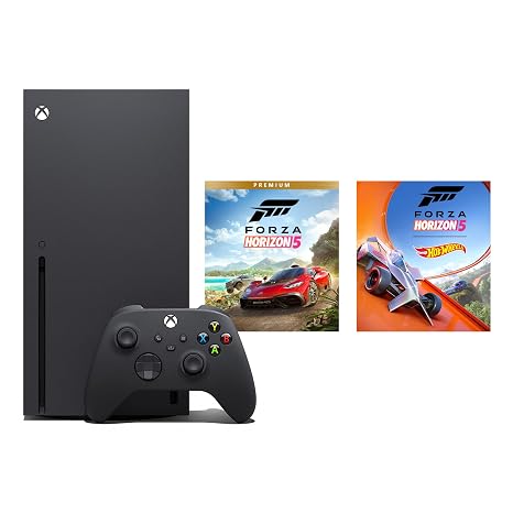 Xbox Series X Forza Horizon 5 Bundle Includes Forza Horizon 5 Premium Edition 1TB SSD Gaming Console 4K Gaming 4K Streaming Carbon Black