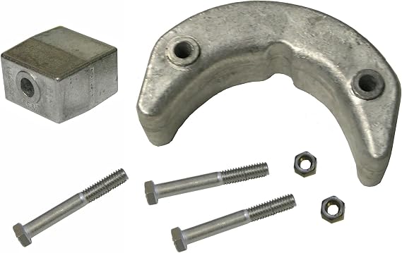 Aluminum Anode Kit Fits Johnson Evinrude 50-75 HP (1991-1995) Replaces Martyr CMOMC5075KITA, Johnson Evinrude 392461