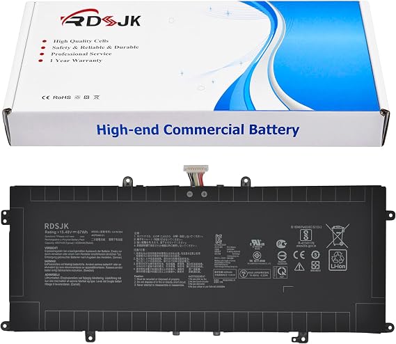 C41N1904 C41N1904-1 Laptop Battery for Asus ZenBook 13 BX325JA UM325SA UM325UA UX325EA UX325JA 14 UM425IA UX425EA UX425JA Flip 13 UX363EA Flip S UX371EA UX391UA UX393JA UX393EA Series 15.48V 67Wh