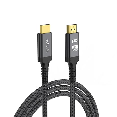 (3 metre) HDMI 2.1 Kablo 8K 60Hz 4K 120Hz 48Gbit/s Yüksek Hızlı, HDMI Kablo TV/PS5/PS4/ Xbox Series X/Monitör ile uyumlu