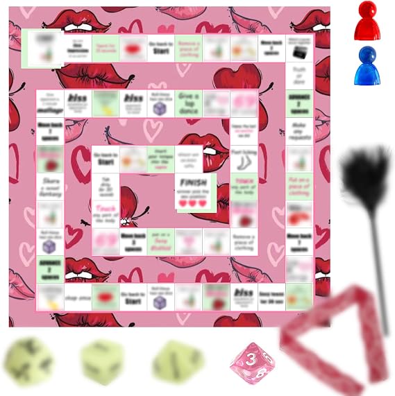 Adultopoly Board Games for Couples, Adult Couple Board Games, Date Night Ideas, Date Night Games for Couples, Prop Board Games for Couples, Romantic Couple Date Board Games