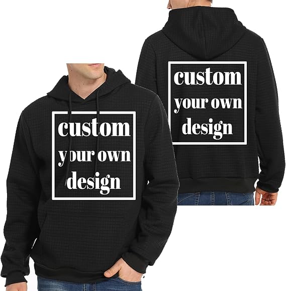 Custom Men's Sweatshirts Hoodies Add Logo Name Design Personalized Pullover Sweater