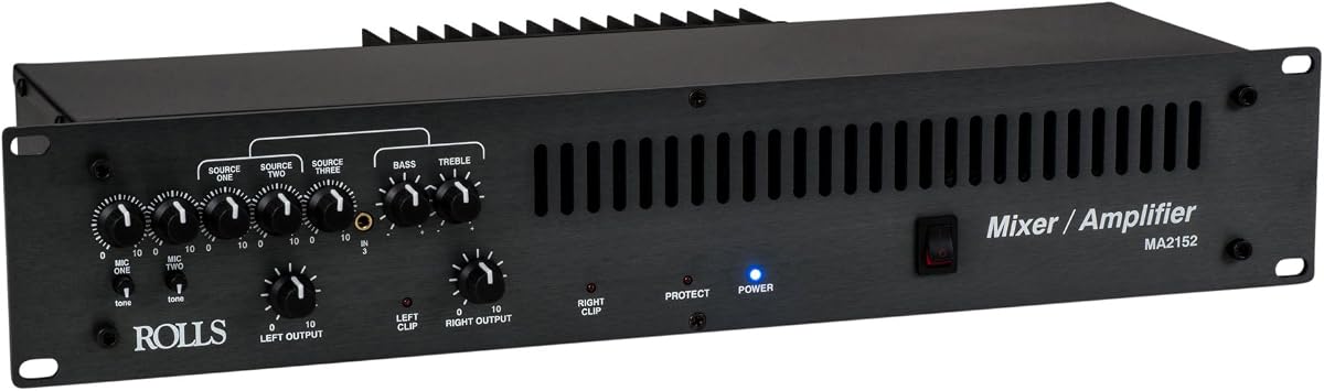 Rolls MA2152 70V, 100W per Channel Mixer/Amplifier