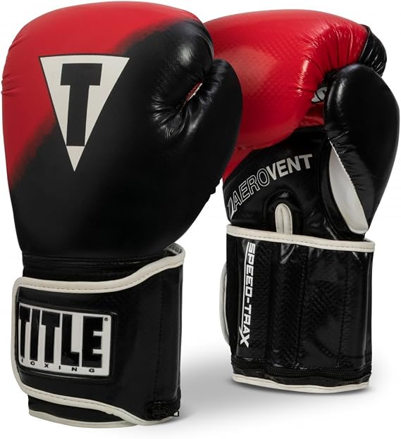 TITLE Boxing Speed-Trax Gloves - Weighted Boxing Gloves, Hand Speed Enhancer for MMA, Kickboxing & Heavy Bag Training