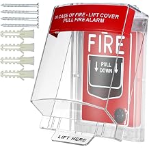 BESPORTBLE Pull Station Cover - Full Coverage Guard for for Manual Call Point Button, for Homes and Businesses Pull Stations, High Temperature Resistant, Easy Installation