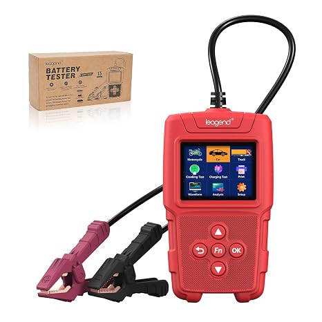 Car Battery Tester 6V/12V/24V with 2100 Test Records