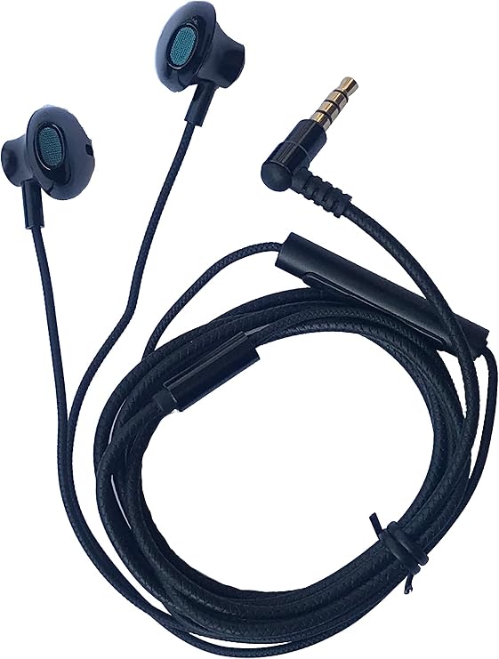 in-Ear Headphones with Lead Wire,Microphone, Volume Control Stereo Bass, Microphone, Earphone Noise Isolation, Mobile Headset, Suitable for 3.5mm Jack iPhone, PC, MP3, Android Phones