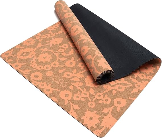 YOGA DESIGN LAB | The Cork Yoga Mat | Eco Luxury | Ideal for Hot Yoga, Power, Bikram, Ashtanga, Sweaty Workouts | Studio Quality | Includes Carrying Strap!