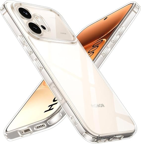 Honor 600 Kılıf Kamera Çıkıntılı Korumalı Yumuşak Şeffaf Renksiz Silikon Kapak