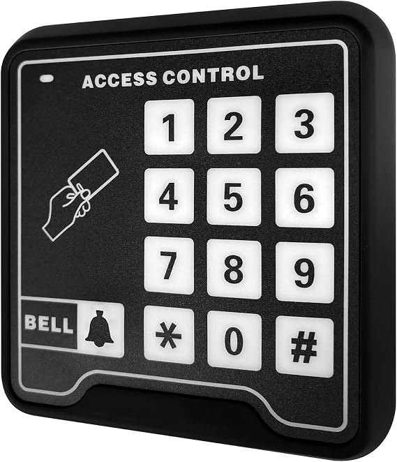 UHPPOTE Proximity 125KHz Card Door Access Control System RFID Keypad | 500 Users Capacity for Home Office Warehouse Security Entry