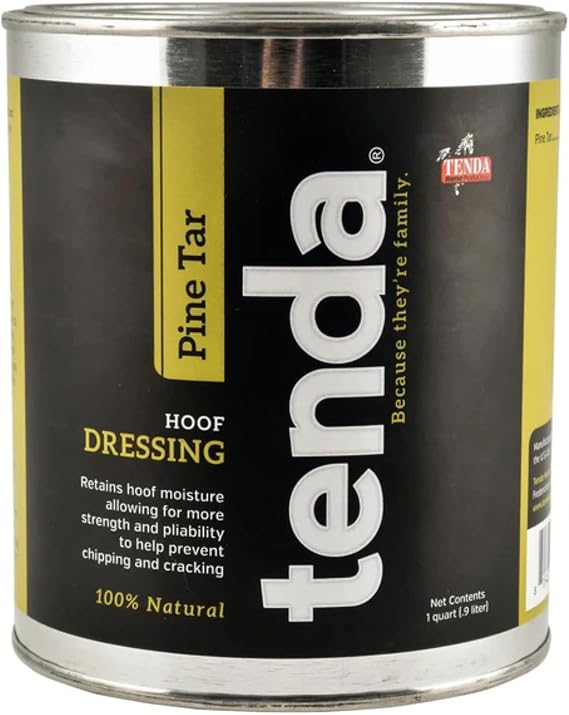Tenda Pine Tar - Retains Hoof Moisture Allowing for More Strength and Pliability to Help with Chipping and Cracking