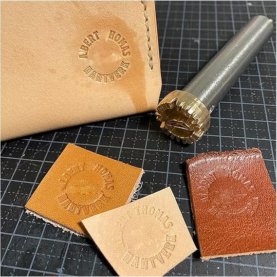 Custom Leather Stamp, Personalized Logo Embossing Leather Tool Branding Iron Stamp for Craft Working