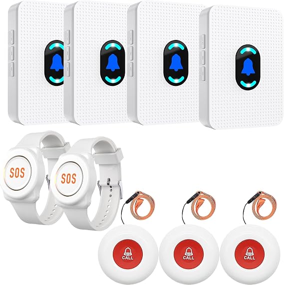 Daytech Wireless Caregiver Pager Call Button Elderly