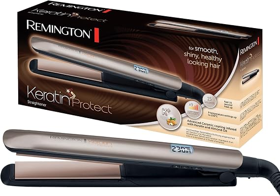 Remington S8540 Keratin Protect hair straightener digital display
