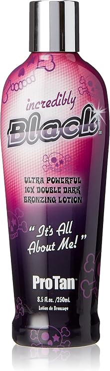 Pro tan PT-00-1088 Pro Tan Incredibly Black Double Dark Bronzing Lotion, 8.5 Ounce