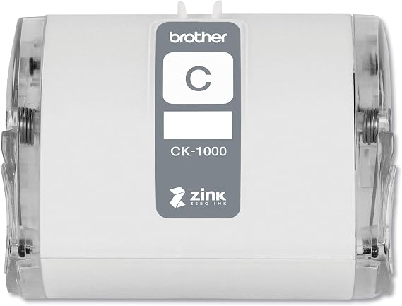 Brother Genuine CK-1000~2 (1.97) 50 mm Wide x 6.5 ft. (2 m) Cleaning Roll for Brother VC-500W Label and Photo Printers