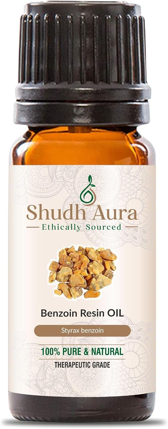 Benzoin Resin Essential Oil - Styrax Benzoin | 100% Pure, Natural, Therapeutic Grade Oils for Aromatherapy, Diffuser & DIY (5ML)