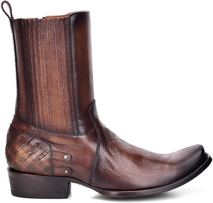 Cuadra Men's Boot in Genuine Leather with Zipper