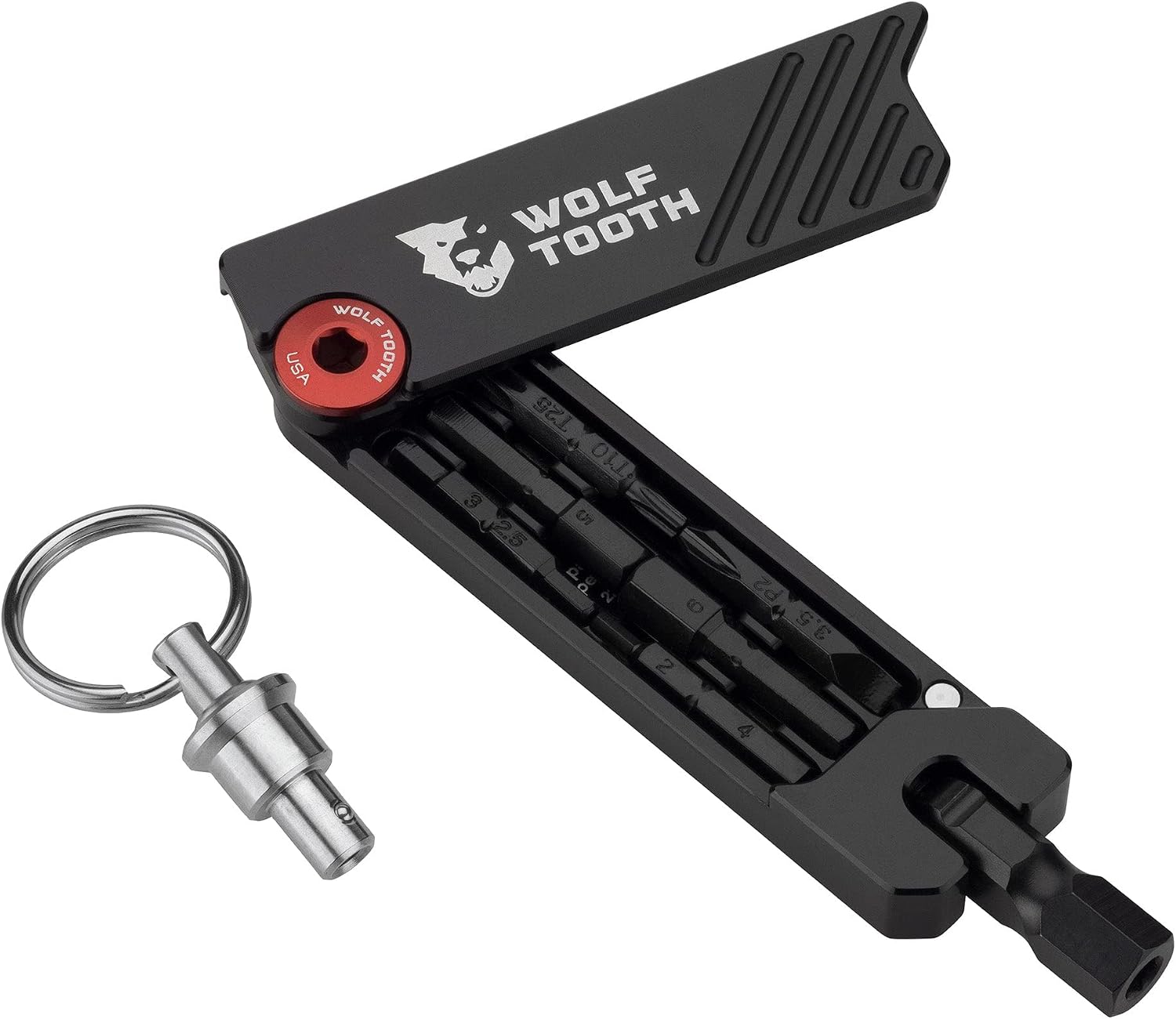 6-Bit Hex Wrench Multi-Tool with keychain