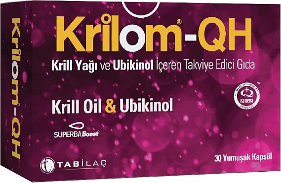 Krilom Qh Krill Oil & Ubikinol 30 Yumuşak Kapsül