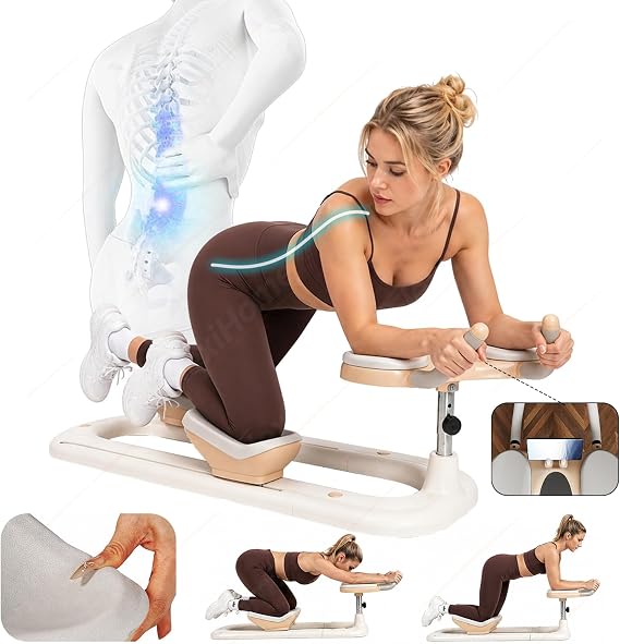 Twist Crawler V2 - Adjustable Back Stretcher & Spine Decompressor for Lower Back Pain Relief & Sciatica, Multi-Purpose Twist Trainer for Core Strength, Detachable Home Workout Equipment
