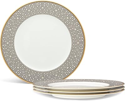 Noritake Infinity Bronze Set of 4 Dinner Plates, 11