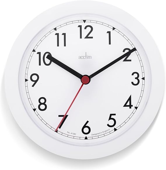 Bentima 21242 23 cm Stratford Wall Clock, White