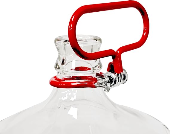 Home Brew Ohio 5 Gallon Glass Carboy with Carboy Handle