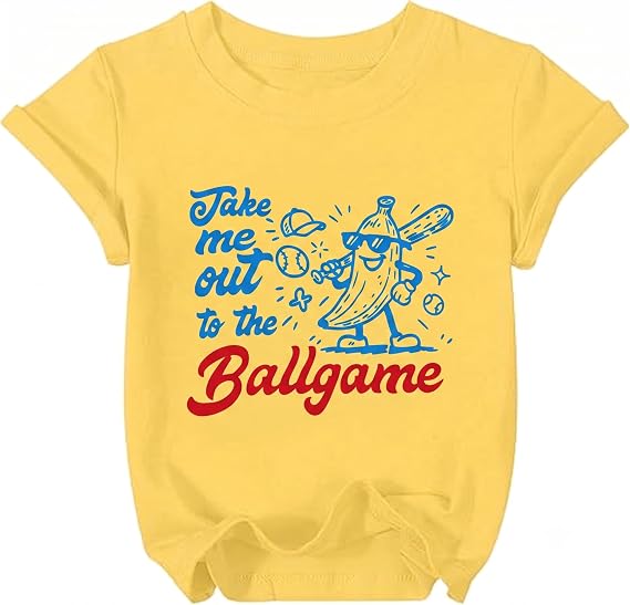 Baseball Shirts for Toddler Girl Boy Baseball Player T Shirt Game Day Sports Fan Short Sleeve Tee Top