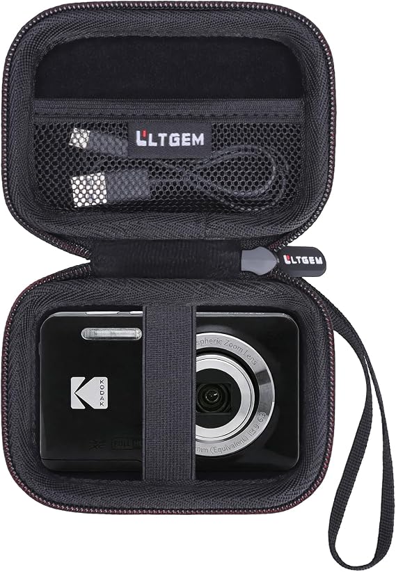 LTGEM Case Compatible with Kodak PIXPRO FZ55/FZ45 Digital Camera, Black
