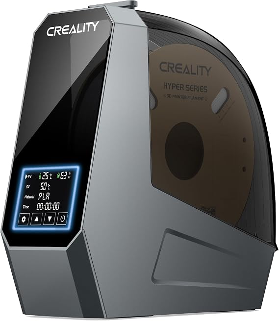 2026 New Official CREALITY Space Pi Filament Dryer, 360 110W PTC Hot-Air Heating 3D Printer Filament Dryer Box with Fan, Upgraded Filament Dehydrator Storage for PLA ABS PETG PA Filament 1.75 2.85mm