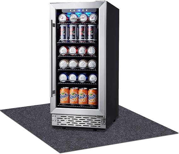 Refrigerators Mat,Multifunctional home appliance matAbsorbent/Waterproof,Protect refrigerators and floors, Under Refrigerators Mat,Non-slip Backing,Washable (24" x 36")