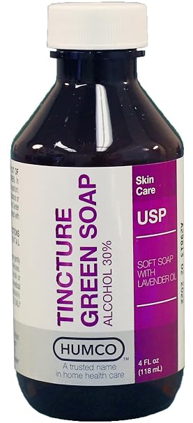Green Soap Tincture, USP, 4 oz. Cleansing Soap.