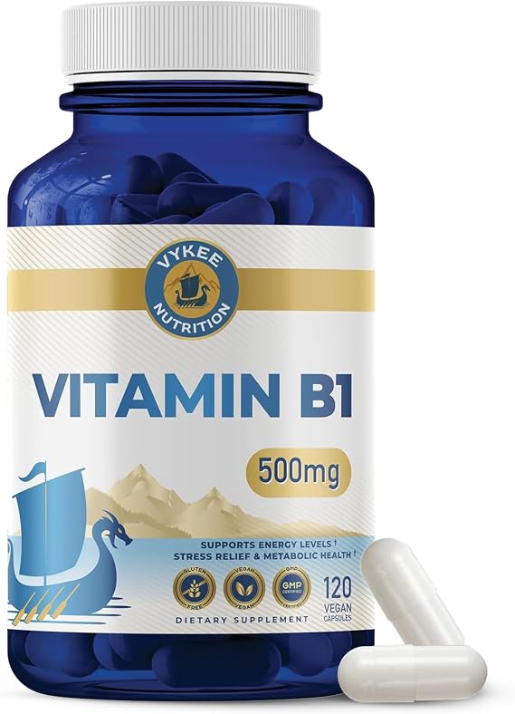 Vykee Nutrition Vitamin B1 (Thiamine) Capsules 500 mg