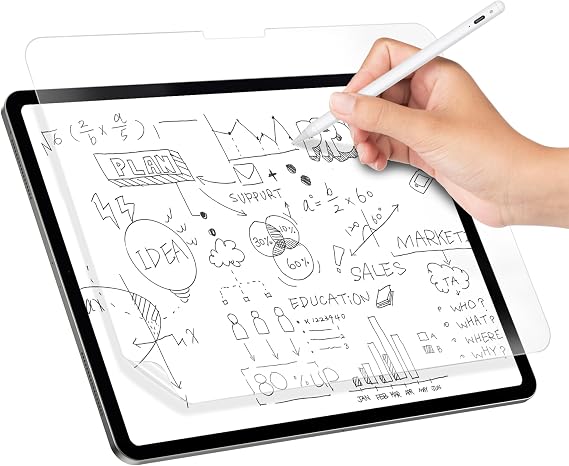SwitchEasy SwitchPaper Screen Protector for 2024 iPad Air 13", Anti-Glare Blue Light Filter, Designed for Writing & Note-taking, Compatible with iPad Air 13" 2024 (M2), Anti-Glare & Anti-Fingerprint, Matte - Like Paper Note