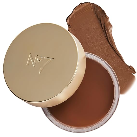No7 Pro Artist Soft Glow Cream Bronzer, Medium, 1.26 Oz | Blendable, Lightweight Formula, Customizable Face Makeup, Natural Sun-Kissed Glow