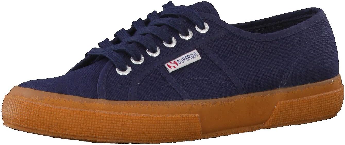 Superga Unisex Cotu Classic Trainers Trainers, Navy White Gum, 3.5 UK