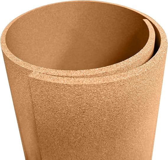 Manton Cork Premium Cork Sheet - 4' x 5' x 1/2", 100% Natural Facing Grade Material for Bulletin Boards, Decorative Photo and Message Push Pin Displays - Perfect for Home, School, and Office