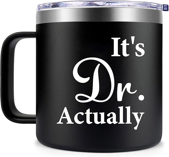 Fufendio PhD Graduation Gifts, Doctorate Graduation Gifts, Coffee Mug 14oz
