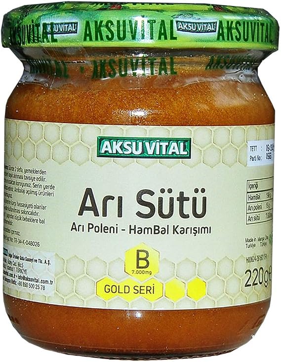 Aksu Vital B Vitamin Raw Honey Pollen Blend Children's Bee Milk 7,000 mg
