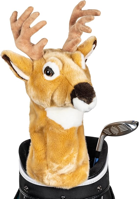 Daphne's Headcovers Deer Driver Headcover Premium Driver Headcovers Funny Golf Club Covers Stylish Protection for Your Clubs Men's Golf Gear Driver Headcover for Men and Women