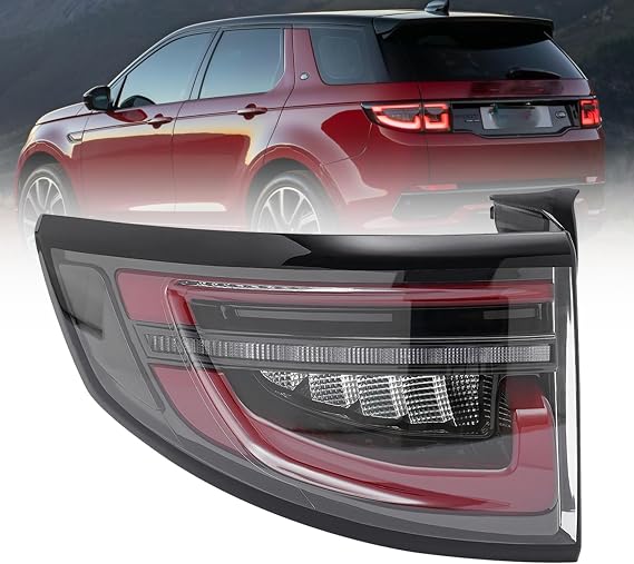 Outer LED Tail Light, for 2019-2022 Land Rover Discovery Sport, Direct Replacement LK7213404AC, Complete Assembly with Parking/Brake/Reverse/Turn Signal Light (Driver Side)