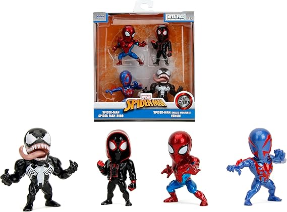 Marvel Spider-Man 2.5 Inch Die-Cast Figure 4-Pack