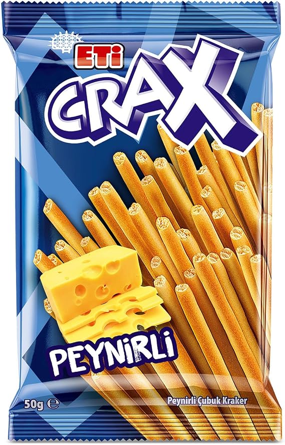 Eti Crax Cheese Bar Cracker 50g x 20 Pcs