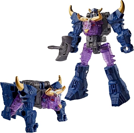 Transformers CYBERWORLD Megatron Cyber Changers Energon Surge | 4-Inch Action Figure | Quick Change to Beast Mode | Robot Toys for Kids 6+